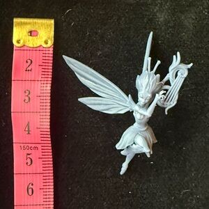Fairy Miniature with Base, 3D printed, roll play, D&D (P)